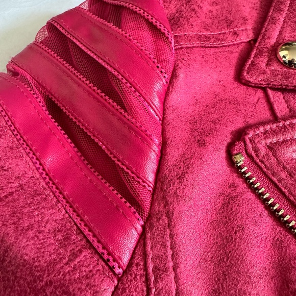 NWT Frank Lyman Designer Moto Jacket – Luxe Faux Leather - Picture 5 of 16